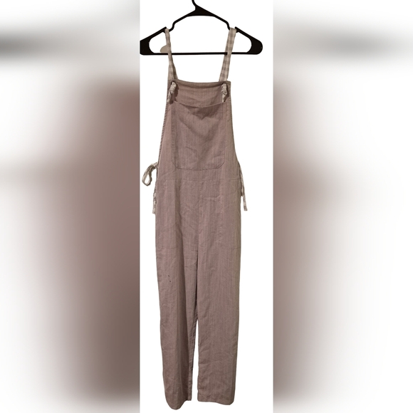 *NWOT* Hem & Thread Purple Lightweight Jumpsuit Full-Length Design - Picture 1 of 6